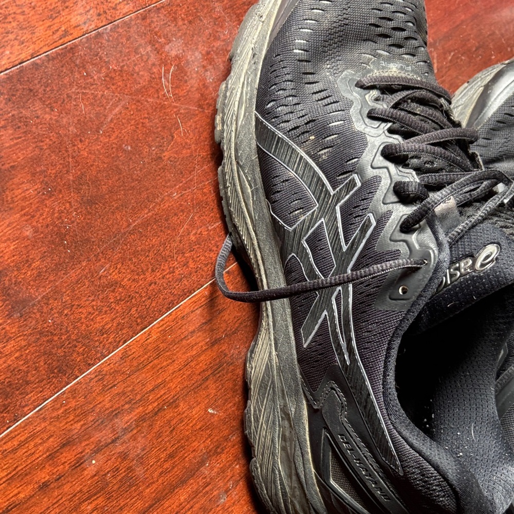 ASICS Men's Black Athletic Shoes